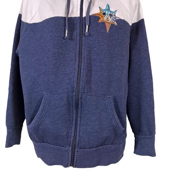 Disney Parks Compass Mickey Mouse Full Zip Hoodie Sweatshirt - Picture 3 of 13